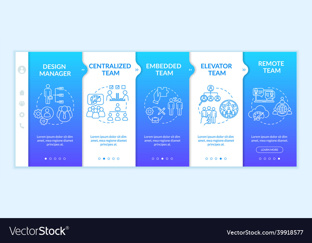 Types of design team onboarding template