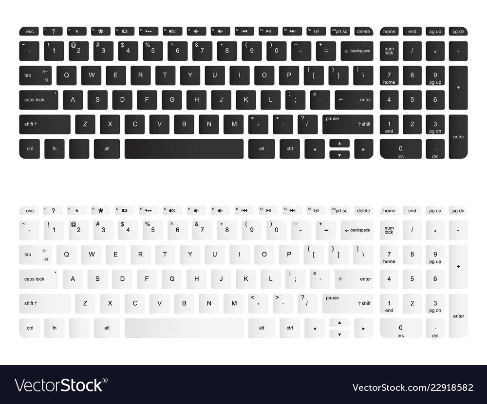 Isolated Computer Keyboard