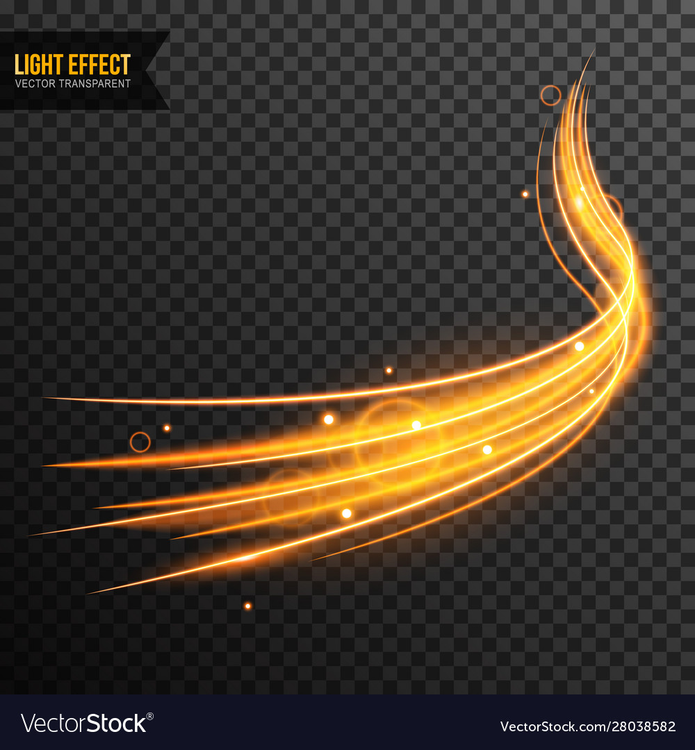Light effect transparent with line swirl vector image Light effect transparent with line swirl