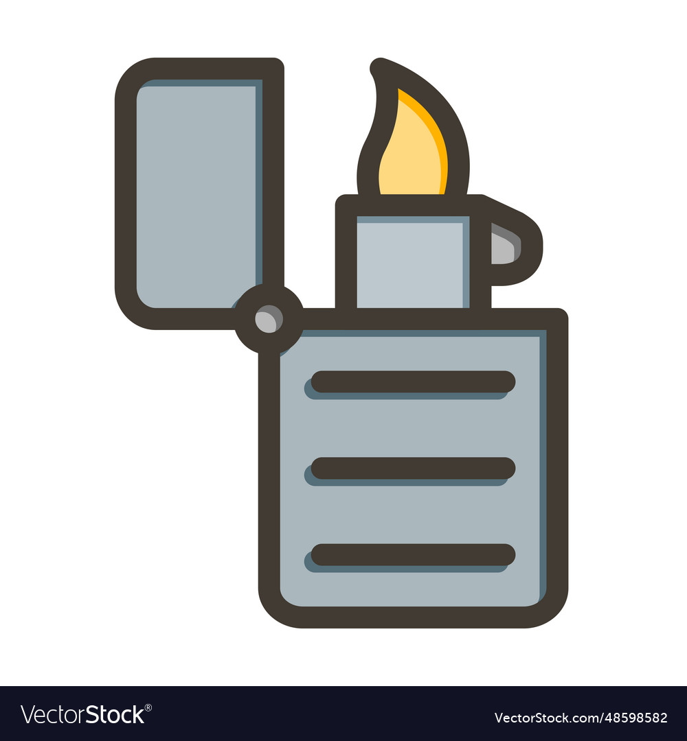 Lighter thick line filled colors for personal Vector Image