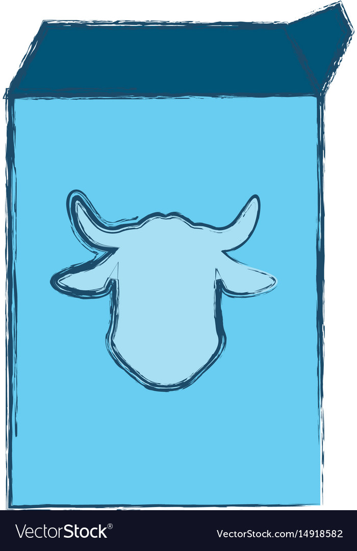 Milk carton cow Royalty Free Vector Image - VectorStock