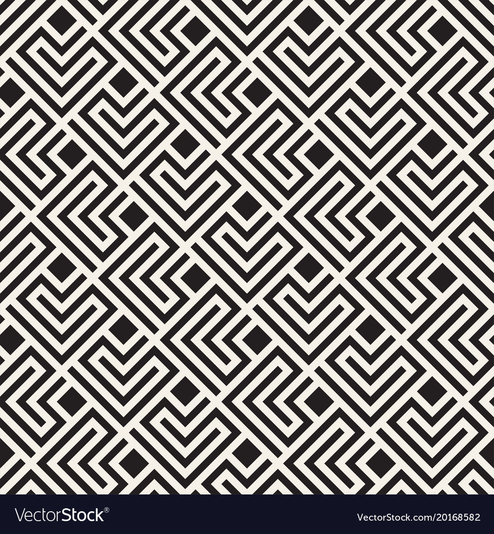 Modern Lattice Geometric Pattern