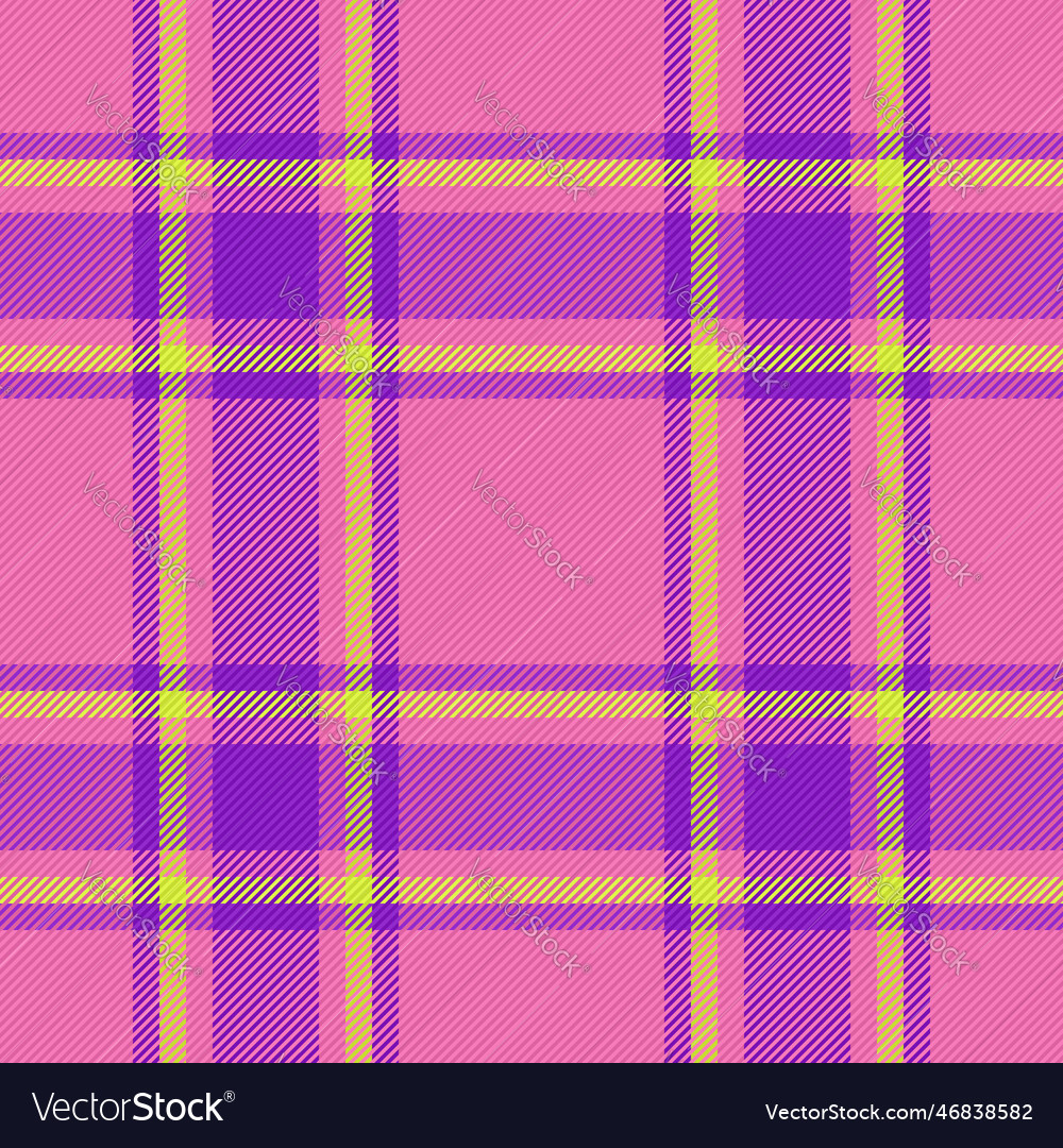 Pattern fabric textile texture background plaid Vector Image