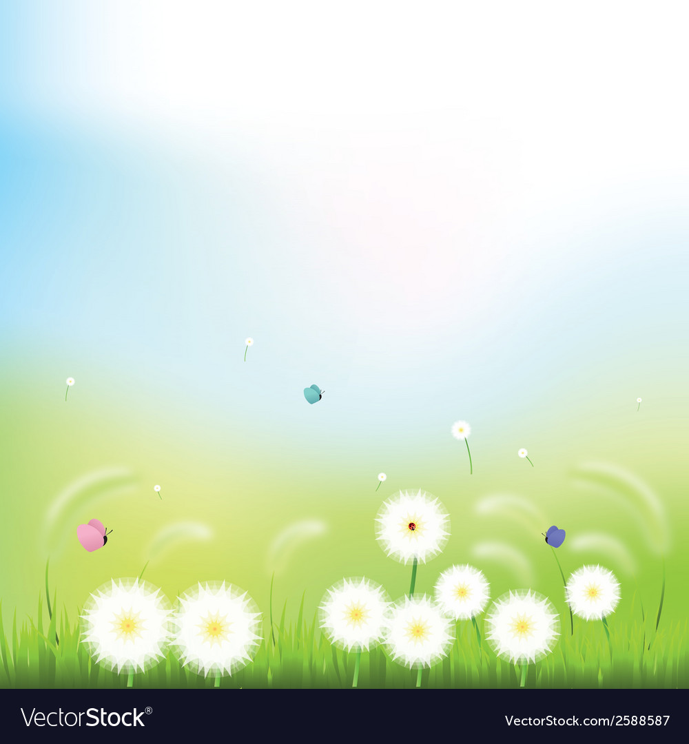 Abstract spring background with some special