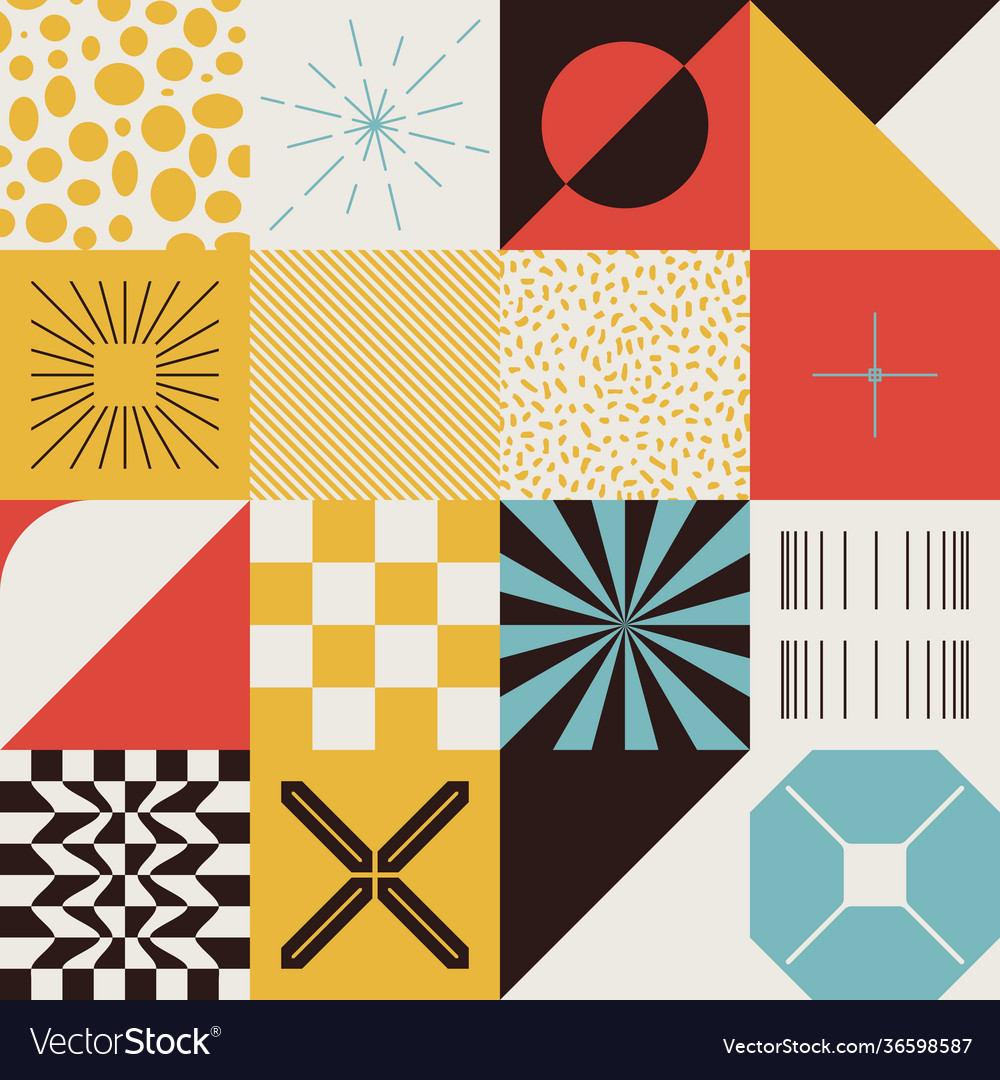 Digital design abstract pattern