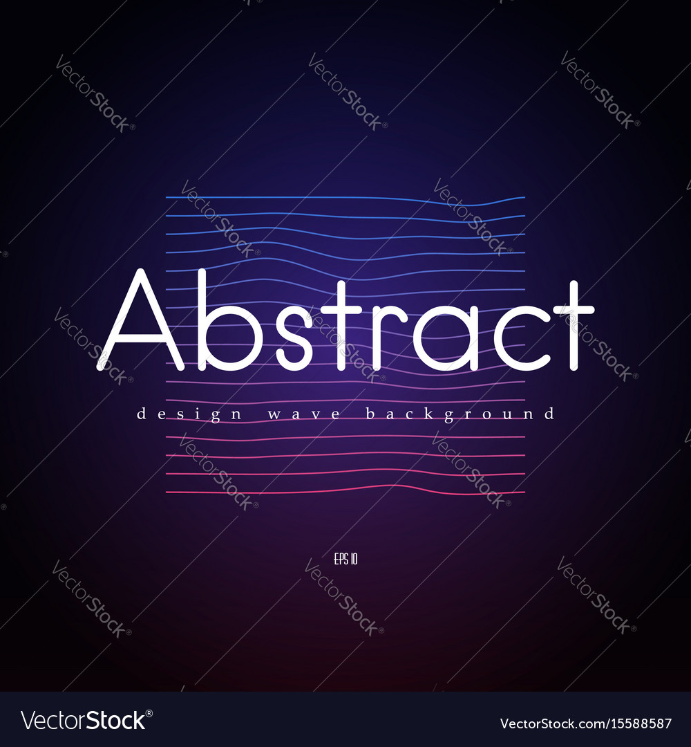 Dynamic Abstract Waves Background