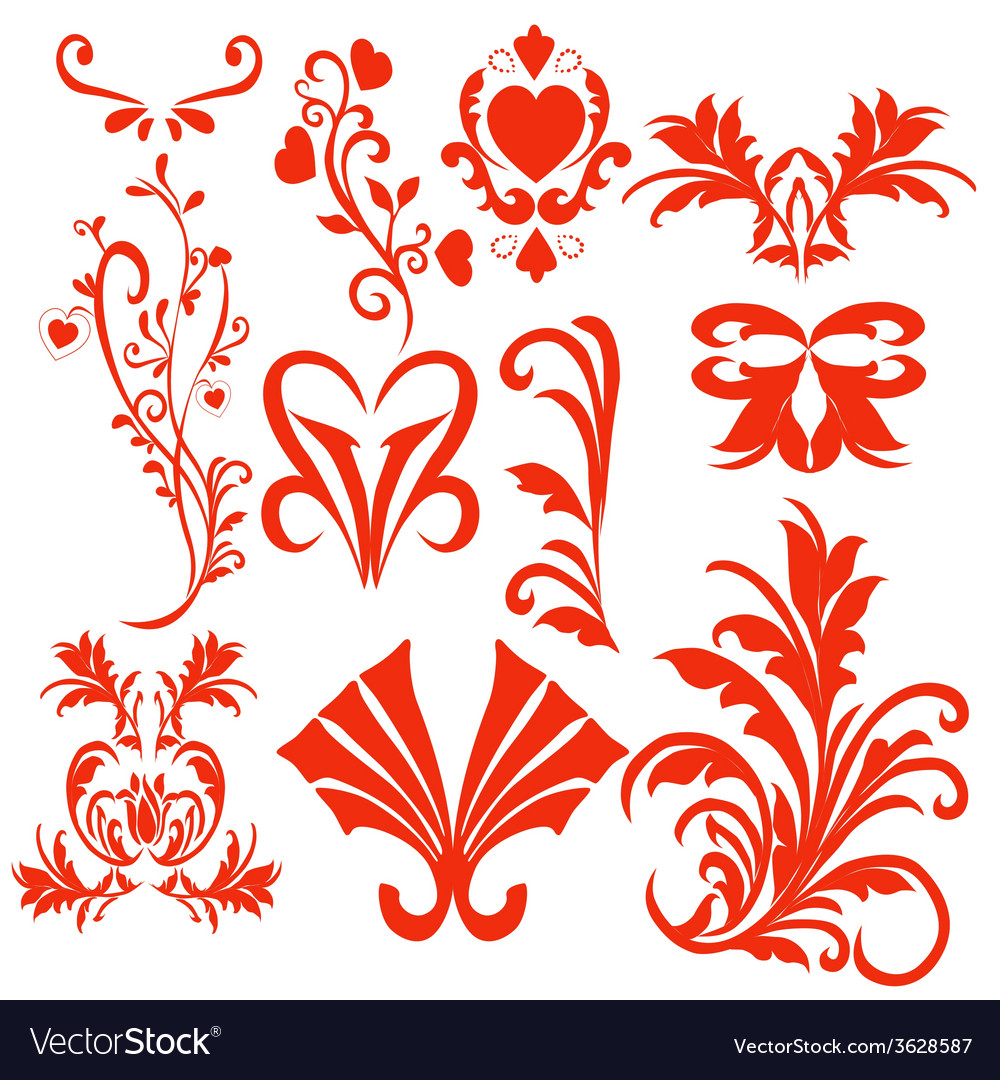 Elements of the pattern