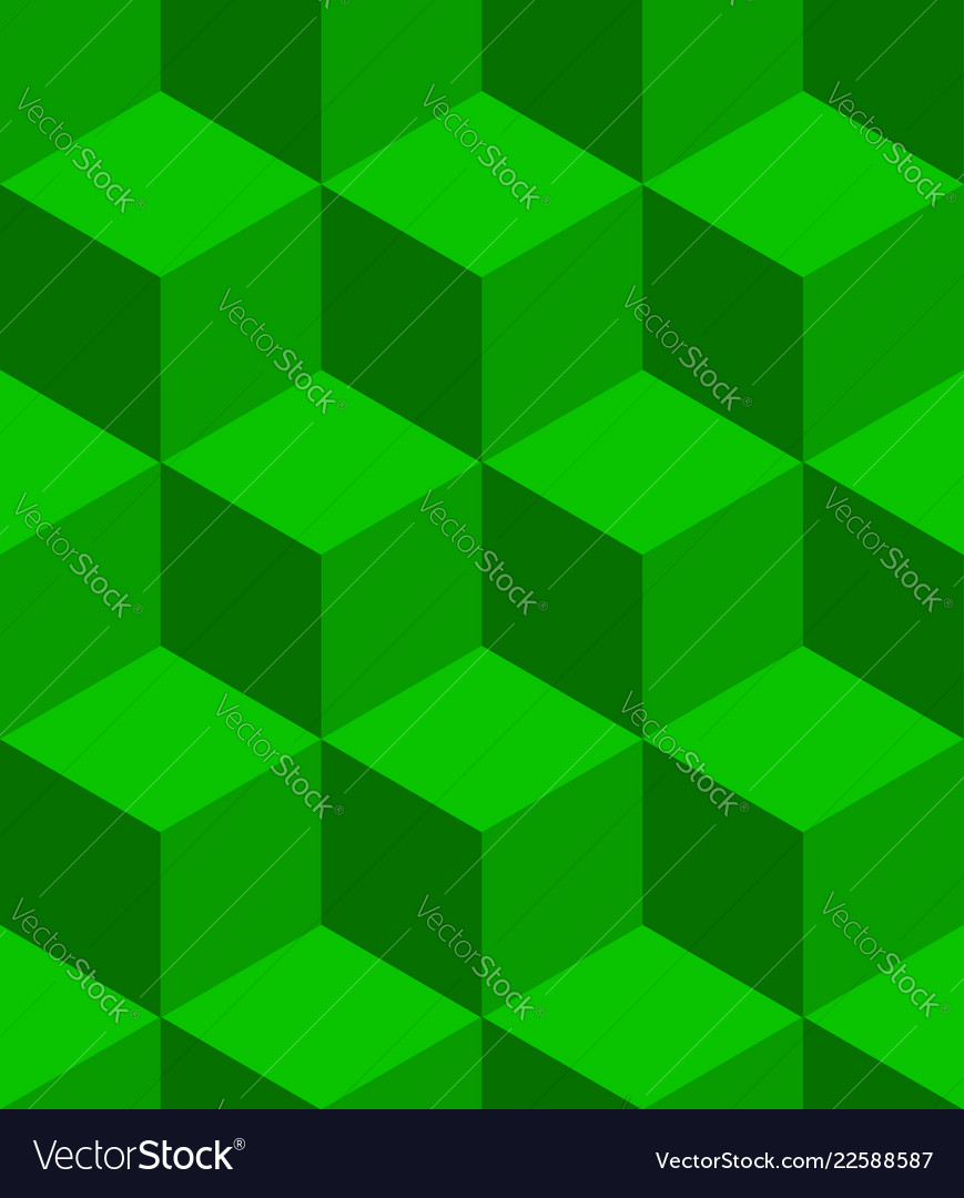 Isometric cubes seamlessly repeatable pattern 3d vector image Isometric cubes seamlessly repeatable pattern 3d