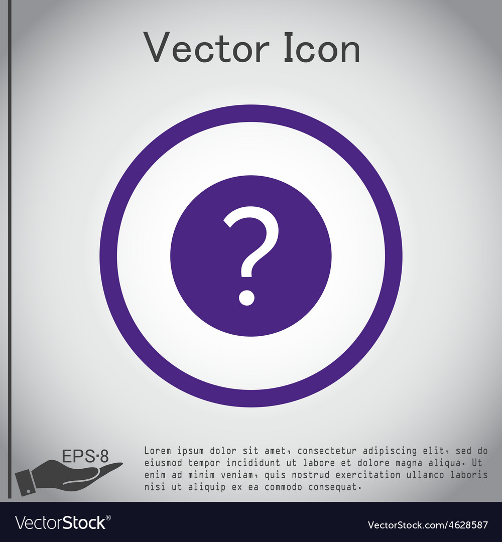 Question mark Royalty Free Vector Image - VectorStock