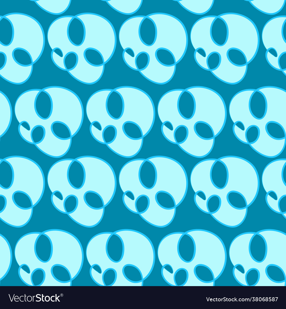 Seamless pattern blue abstraction background