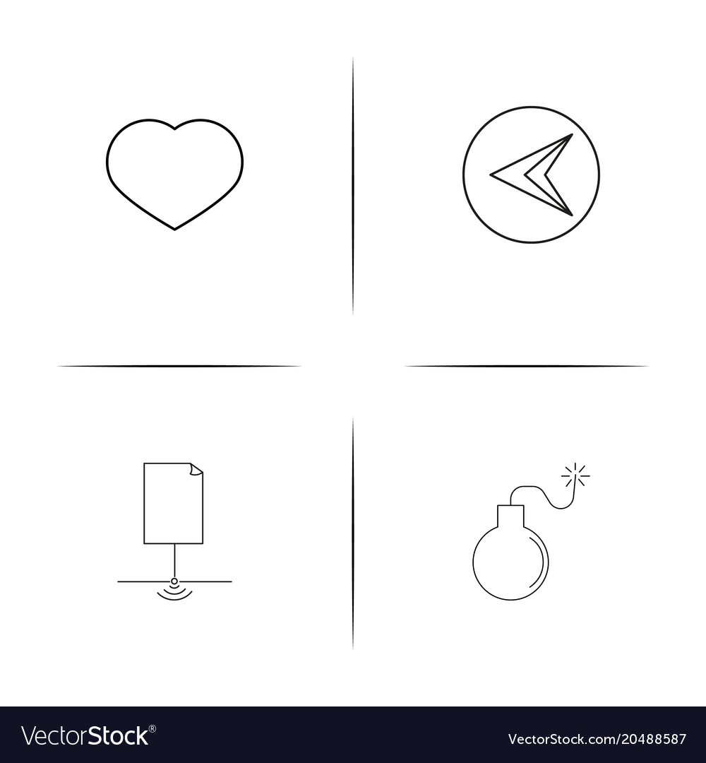 Web und Text einfache lineare Symbole gesetzt umrissen