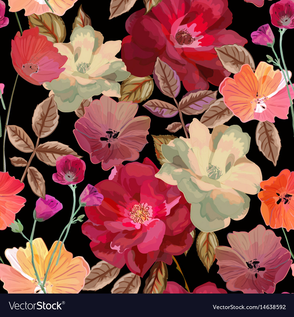Abstract seamless pattern with isolated hand drawn