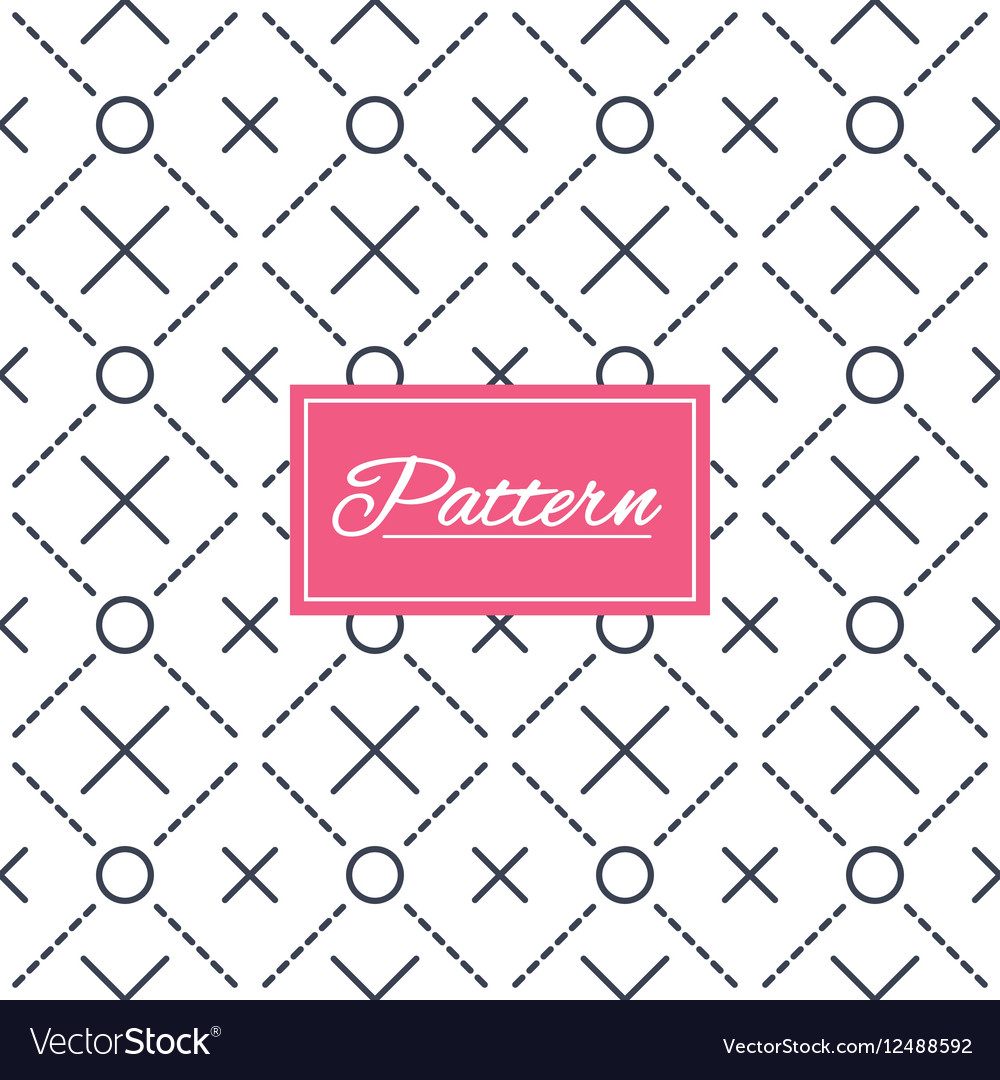 Circles grid stripped seamless pattern