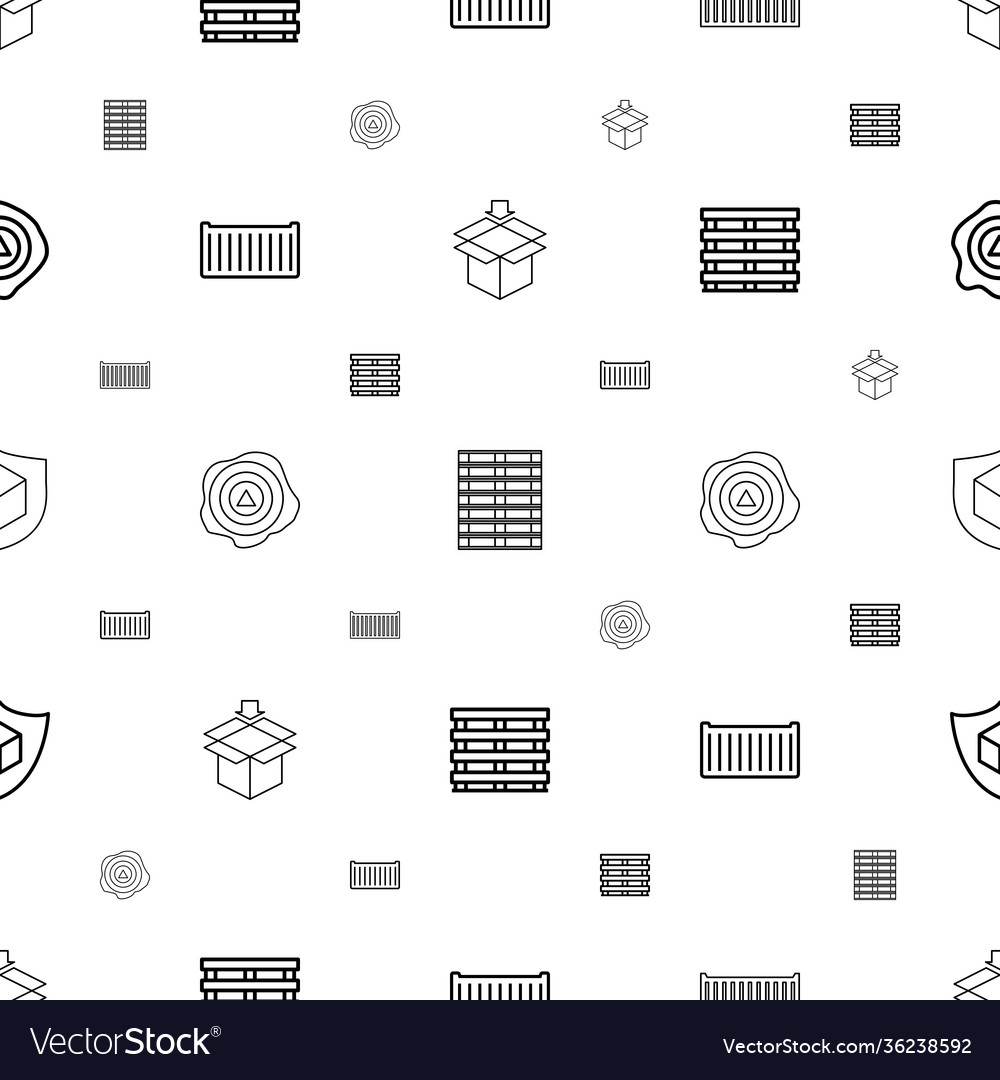 Crate icons pattern seamless white background