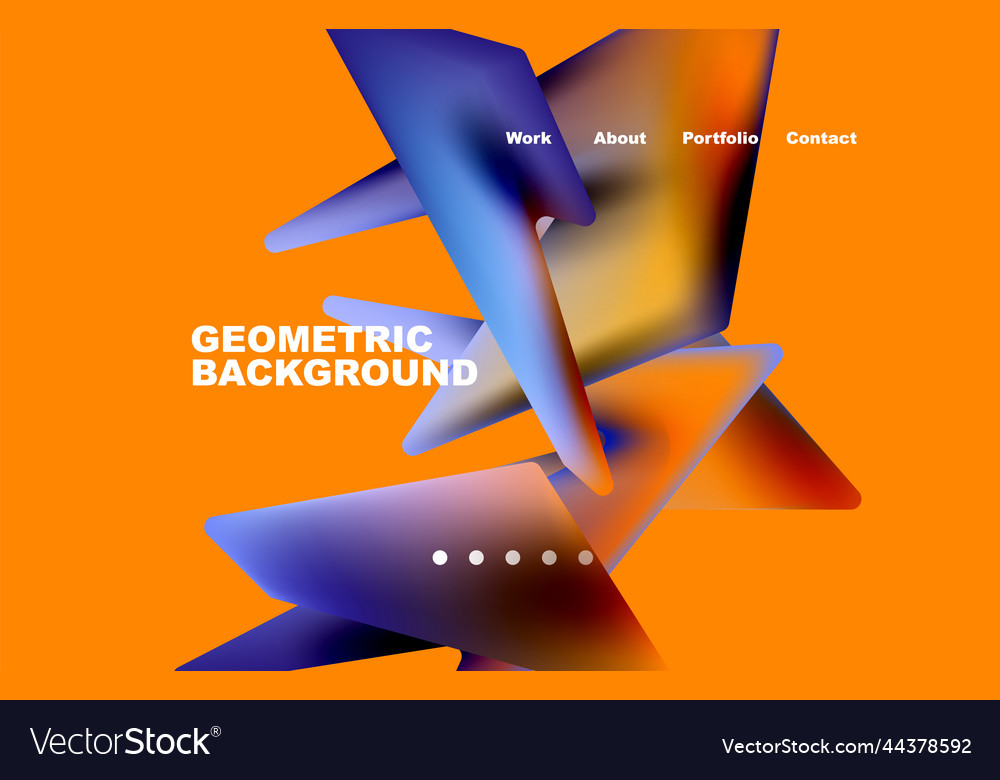 Shards shape composition abstract background web vector image Shards shape composition abstract background web
