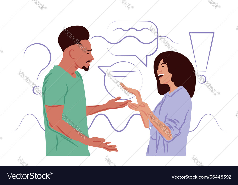 Talk in shadow sharp lines style