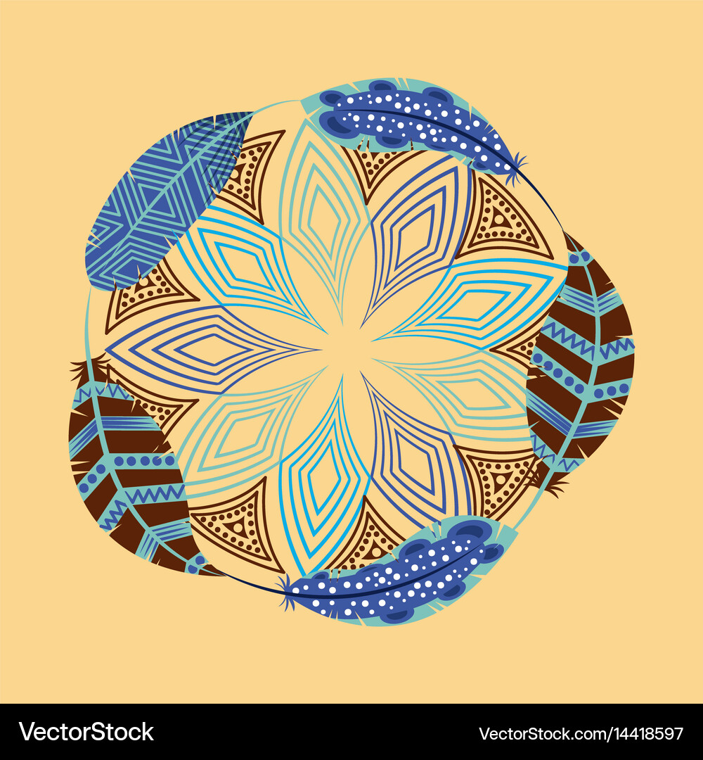 Boho style design Royalty Free Vector Image - VectorStock