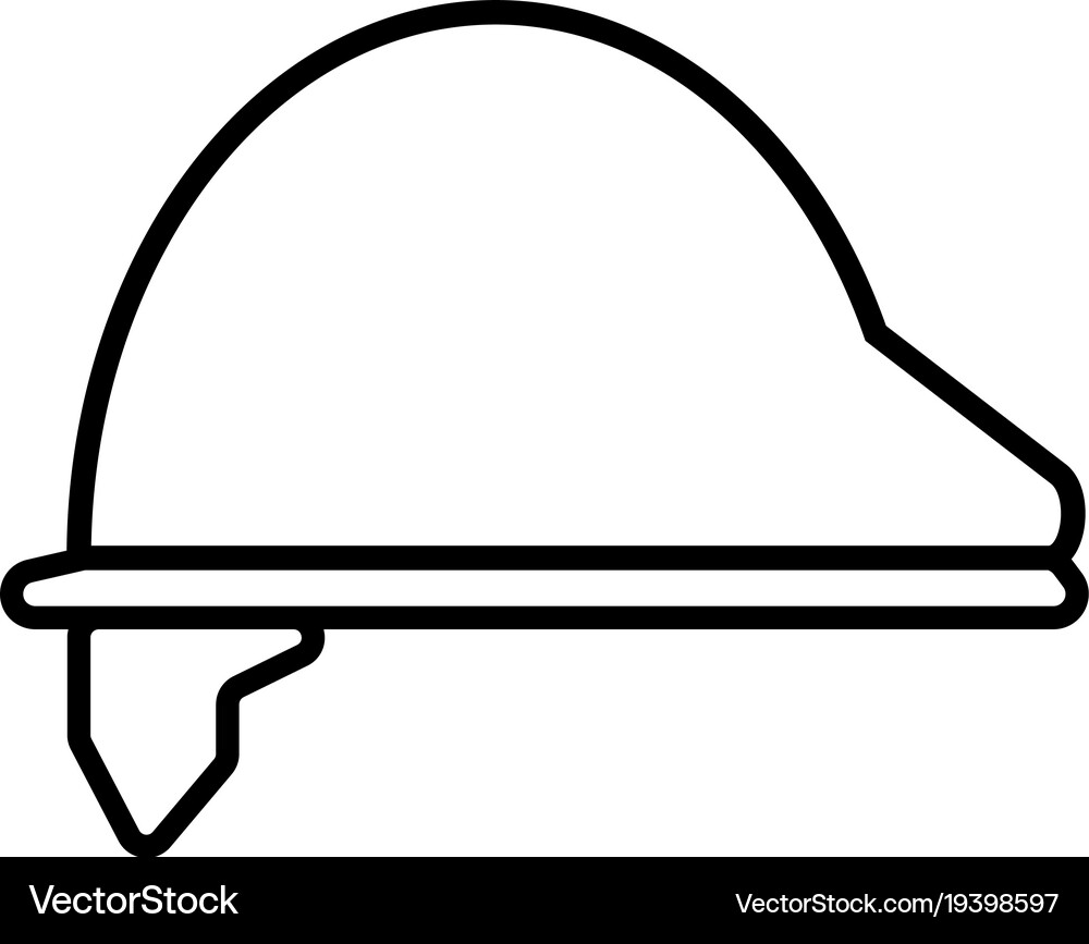 Constructor helmet icon Royalty Free Vector Image