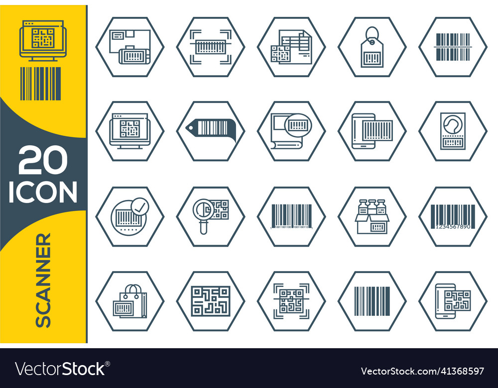 Document scanner line icon outline sign linear Vector Image Document scanner line icon outline sign linear