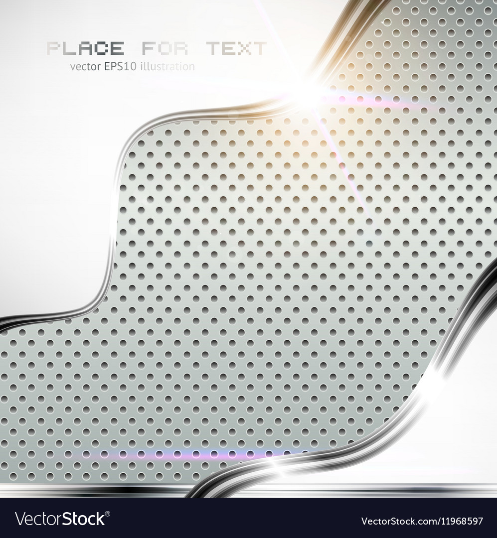 Metallic Swirl Background with Text