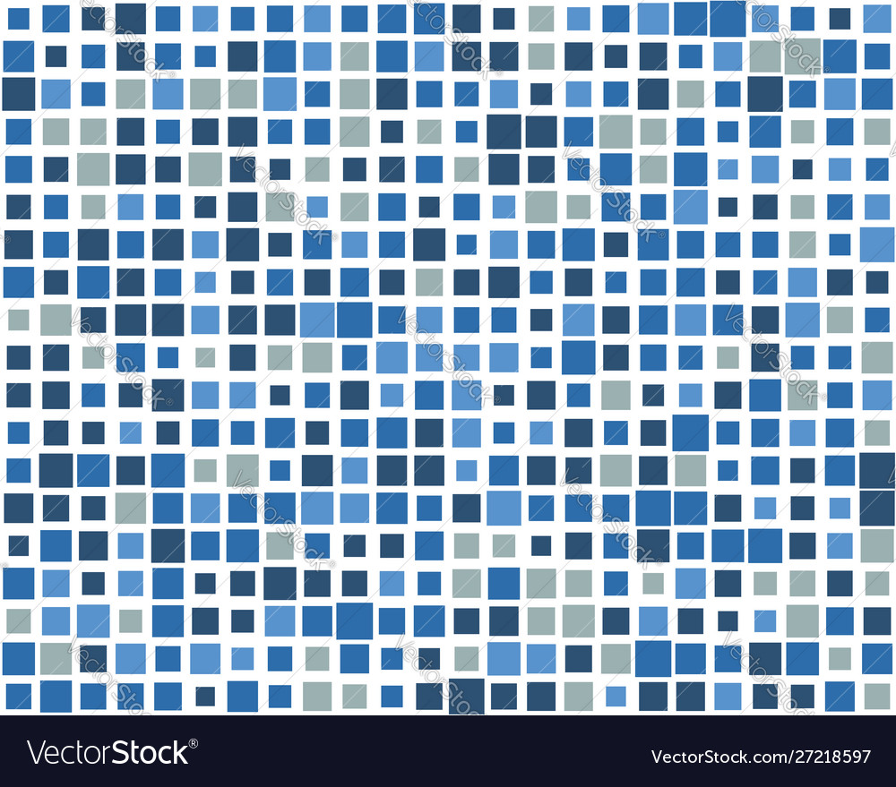 Quadrate pixelated block pixels random mosaic vector image Quadrate pixelated block pixels random mosaic