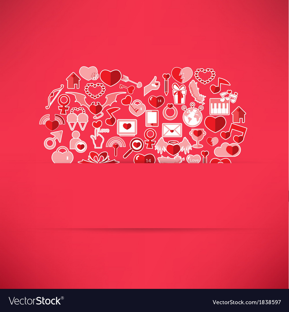 Valentinstag Herz Icon