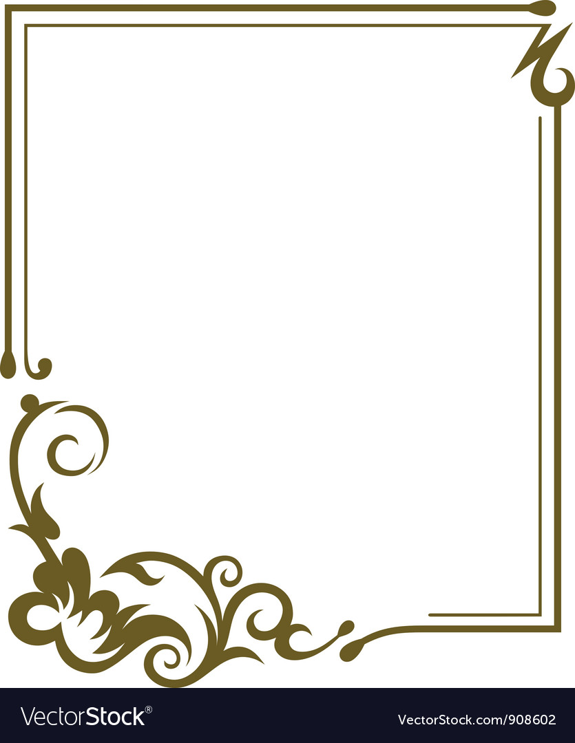 Frame design Royalty Free Vector Image 