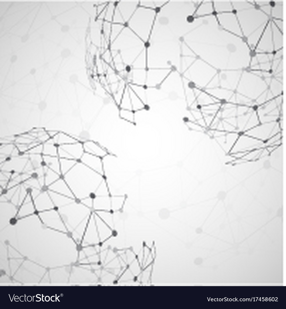 Molecular structure network connection