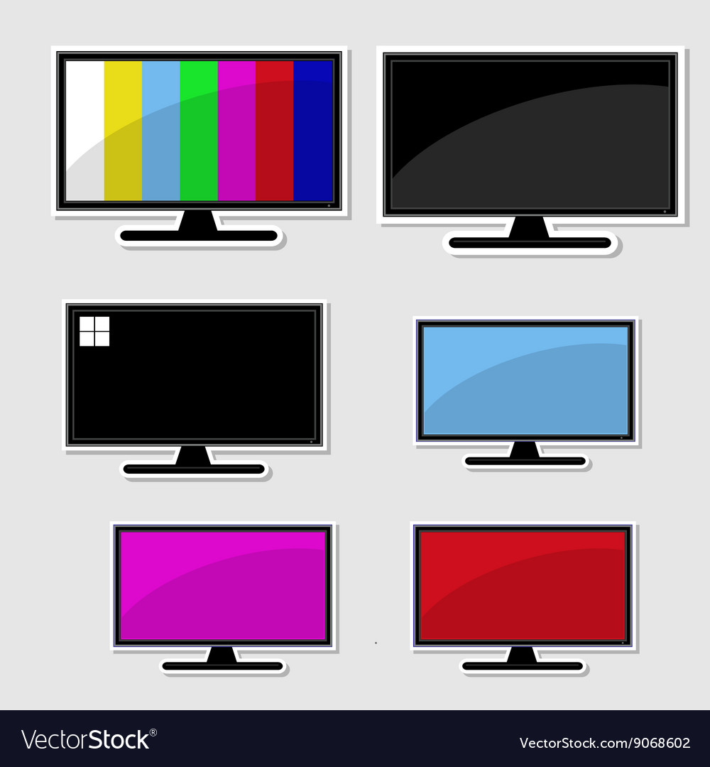 Set of televison banner