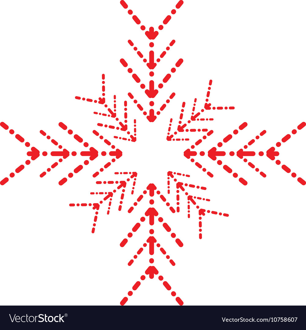 Christmas snowflake isolated icon