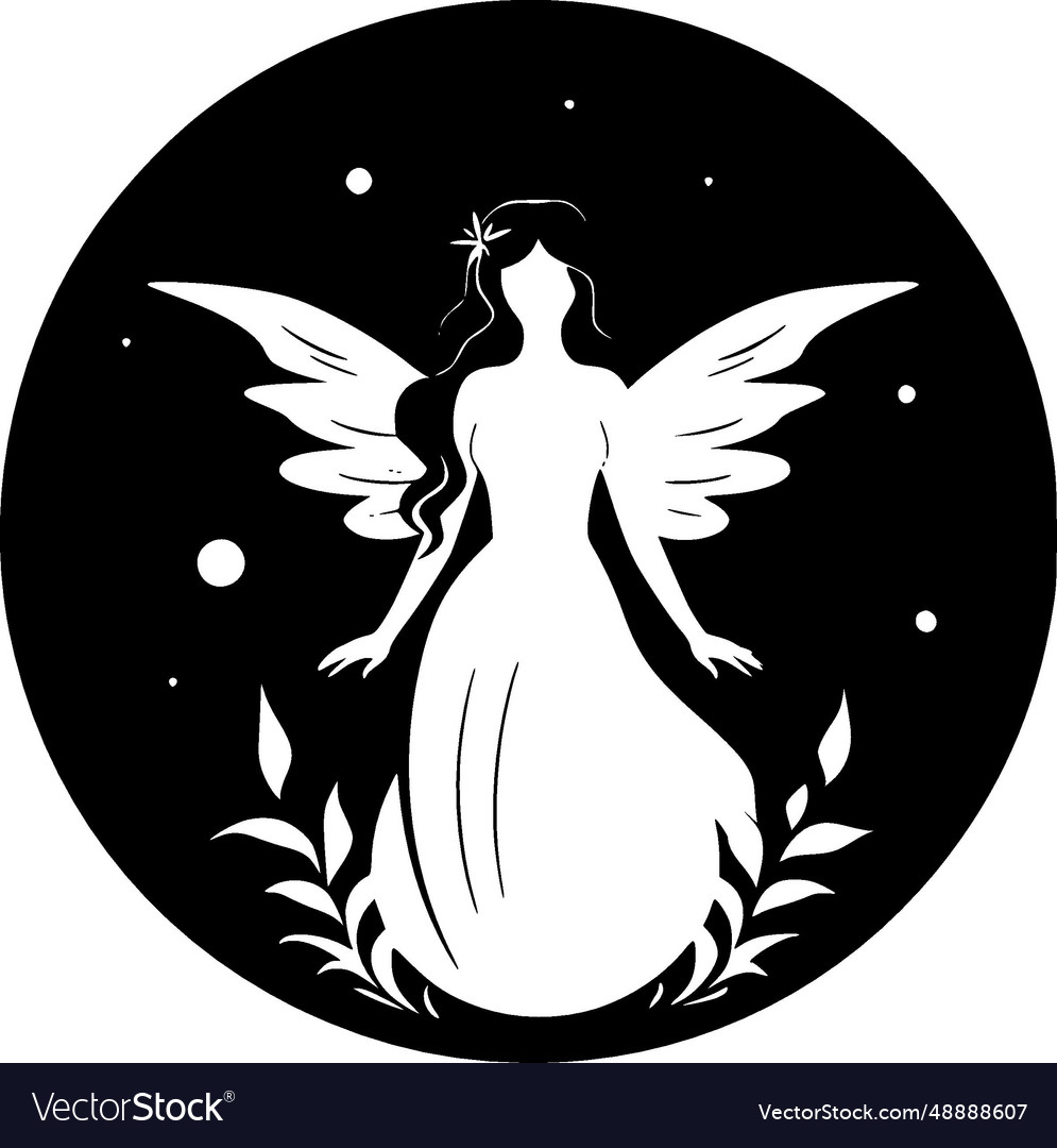 Fairy - minimalist and flat logo