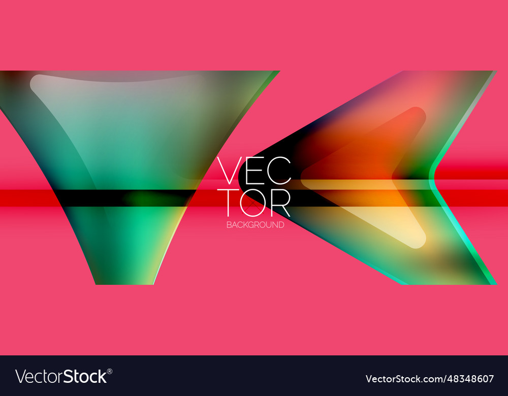 Fluid gradient arrow abstract vibrant arrows vector image Fluid gradient arrow abstract vibrant arrows