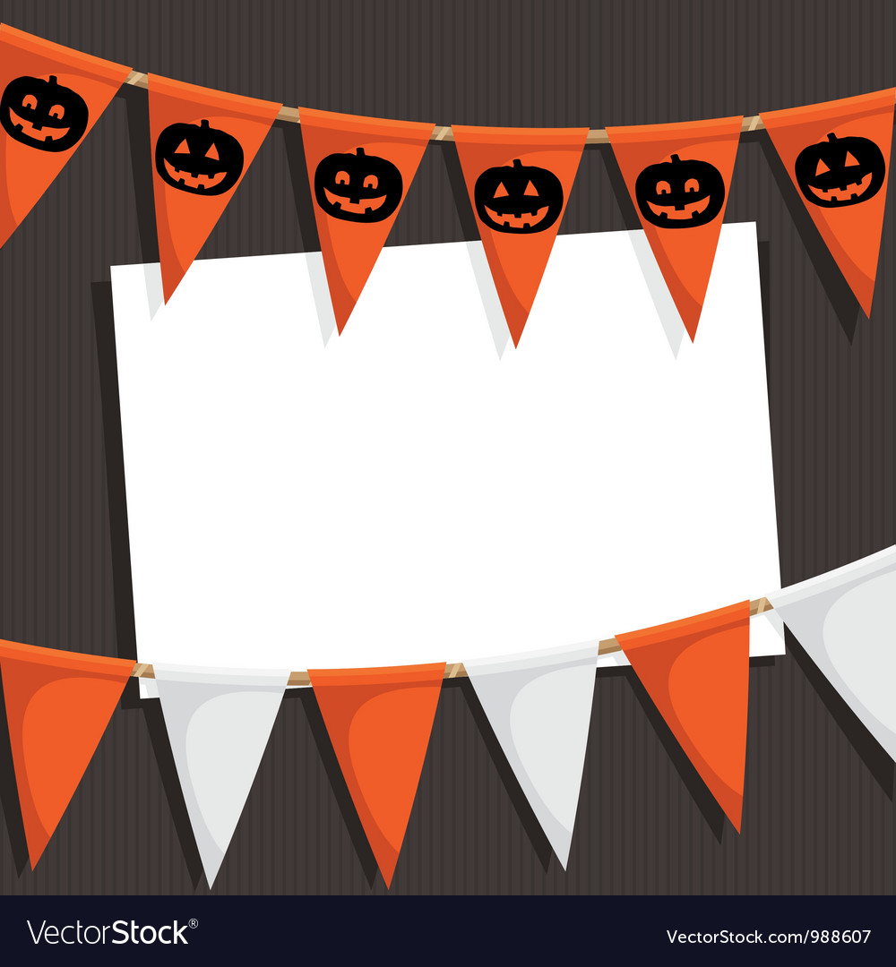 Halloween card Royalty Free Vector Image - VectorStock