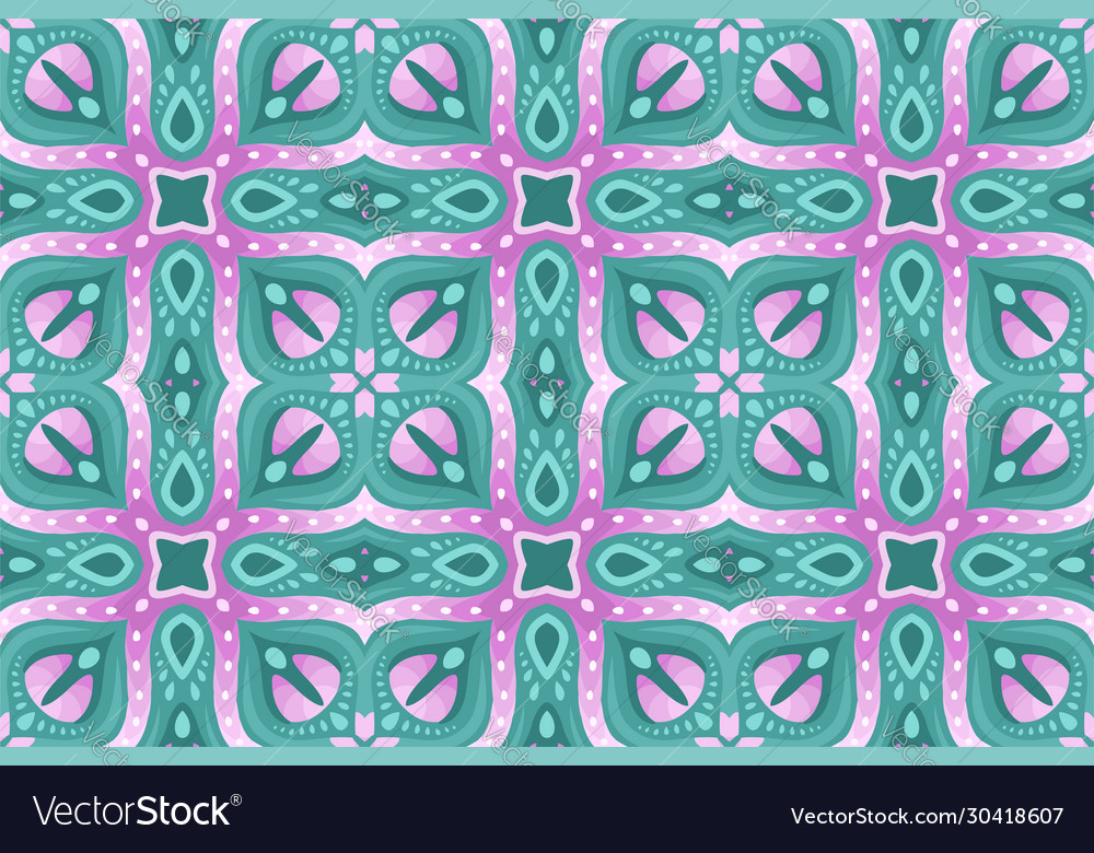 Modern colorful art with abstract seamless pattern vector image Modern colorful art with abstract seamless pattern