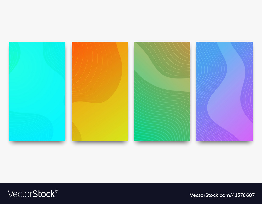 Modern colorful gradient background with wave
