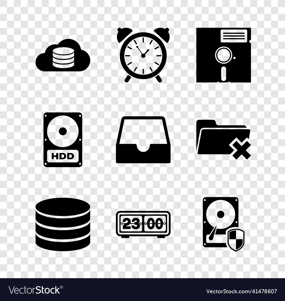 Set cloud database alarm clock floppy disk