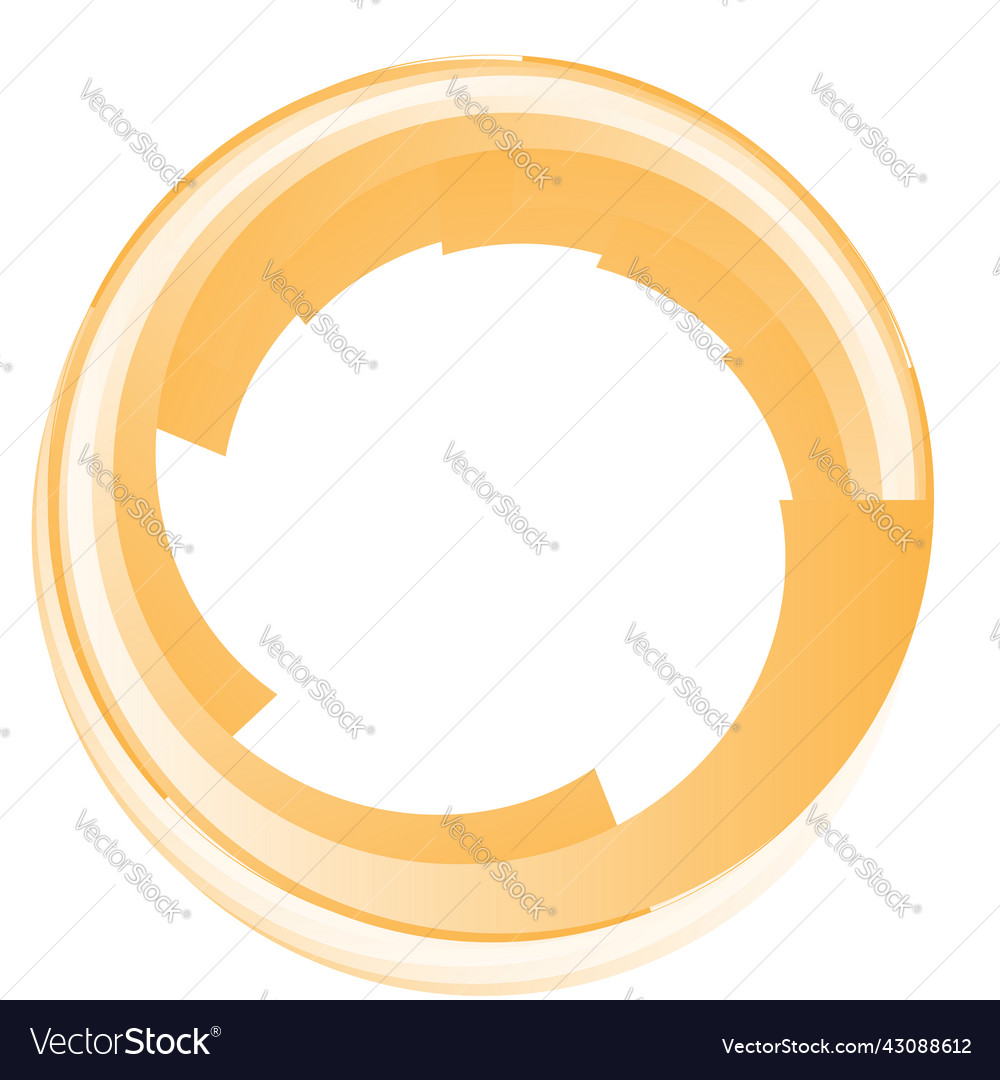 Abstract circle circular design element icon vector image Abstract circle circular design element icon