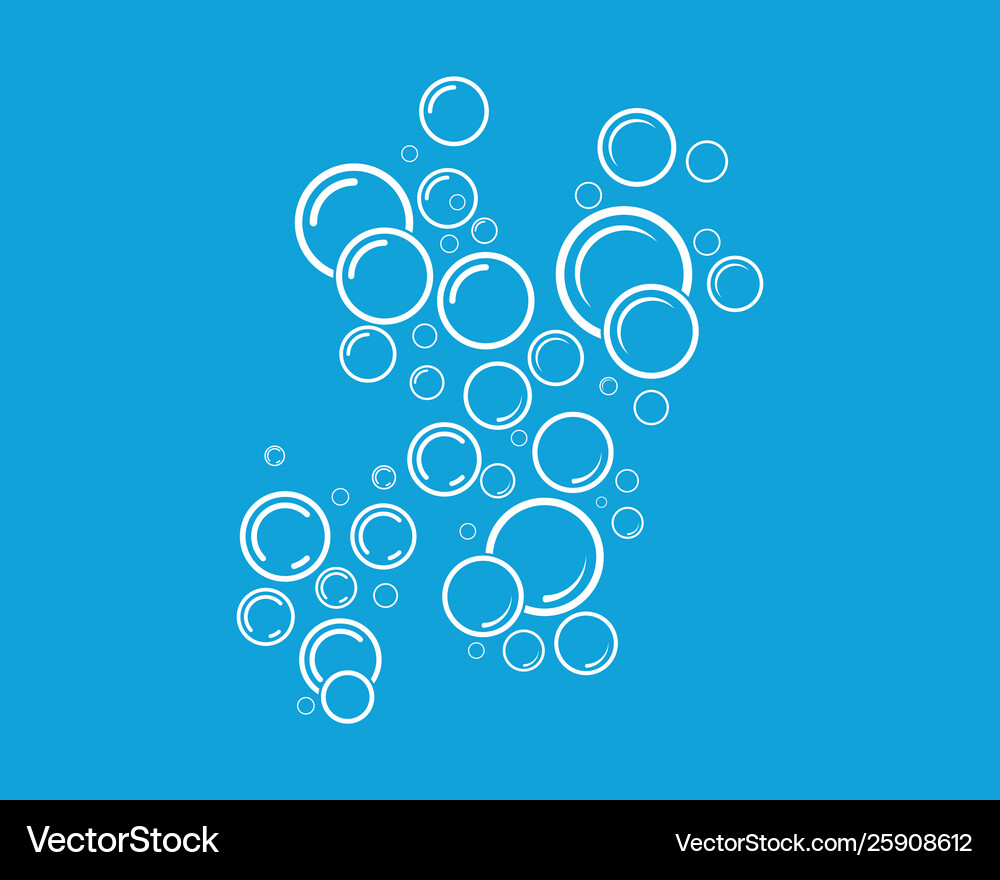 Bubble water Royalty Free Vector Image - VectorStock