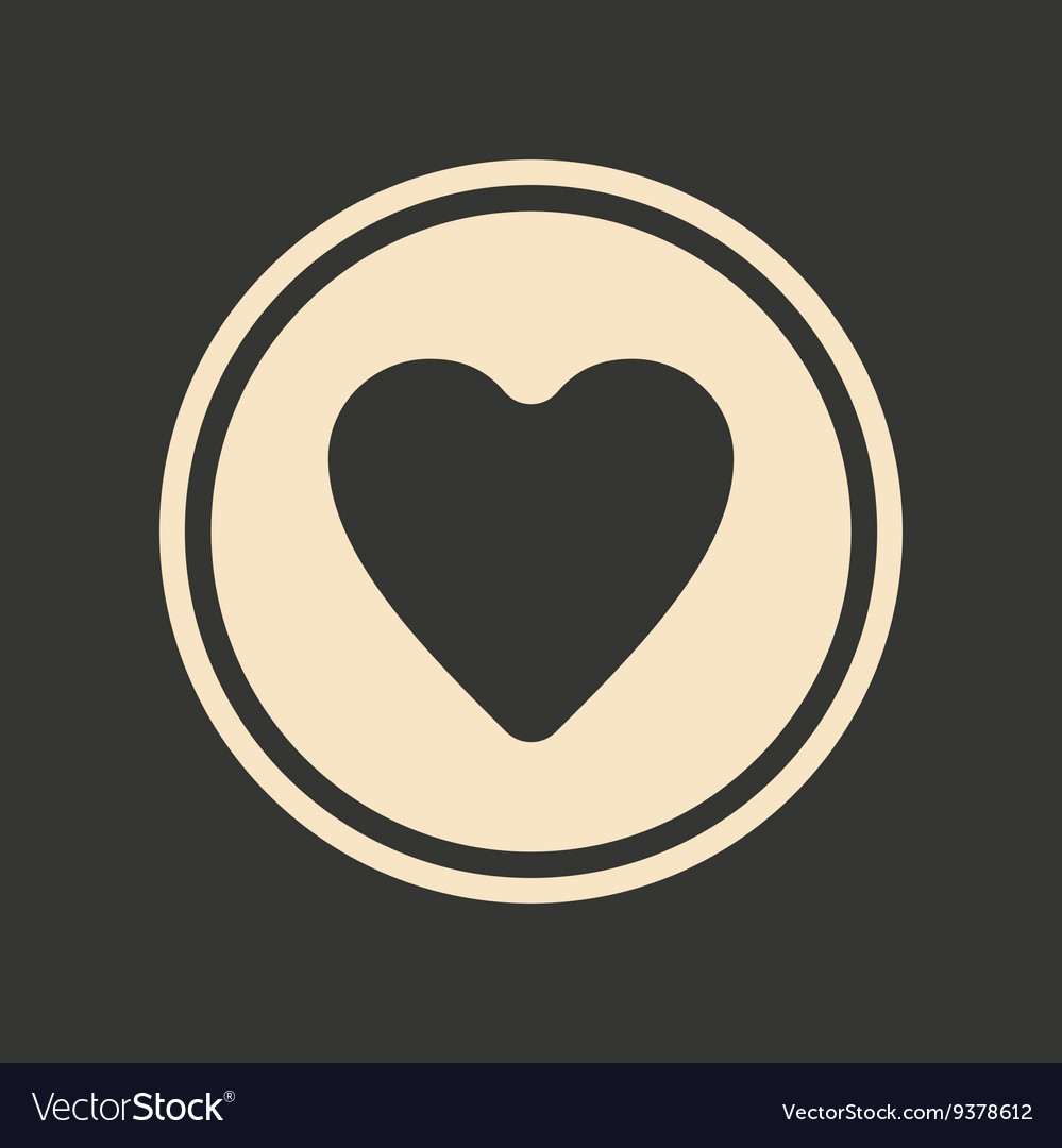 Flat in black and white mobile application logo Vector Image