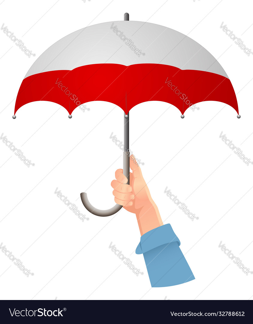 Poland flag umbrella