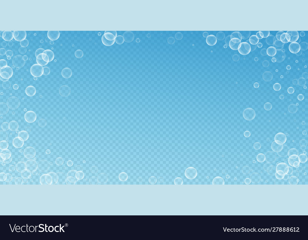 Random soap bubbles abstract background blowing b