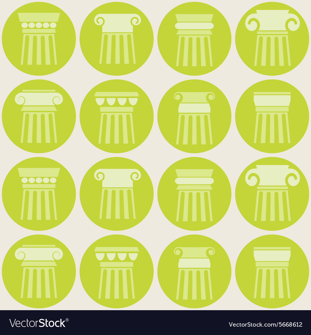 Seamless background with ancient columns