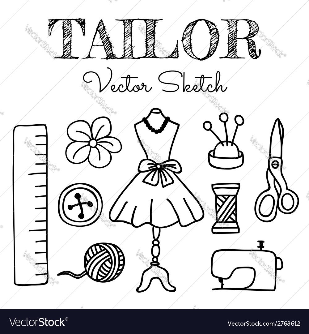 Tailor Elements Sketch Set