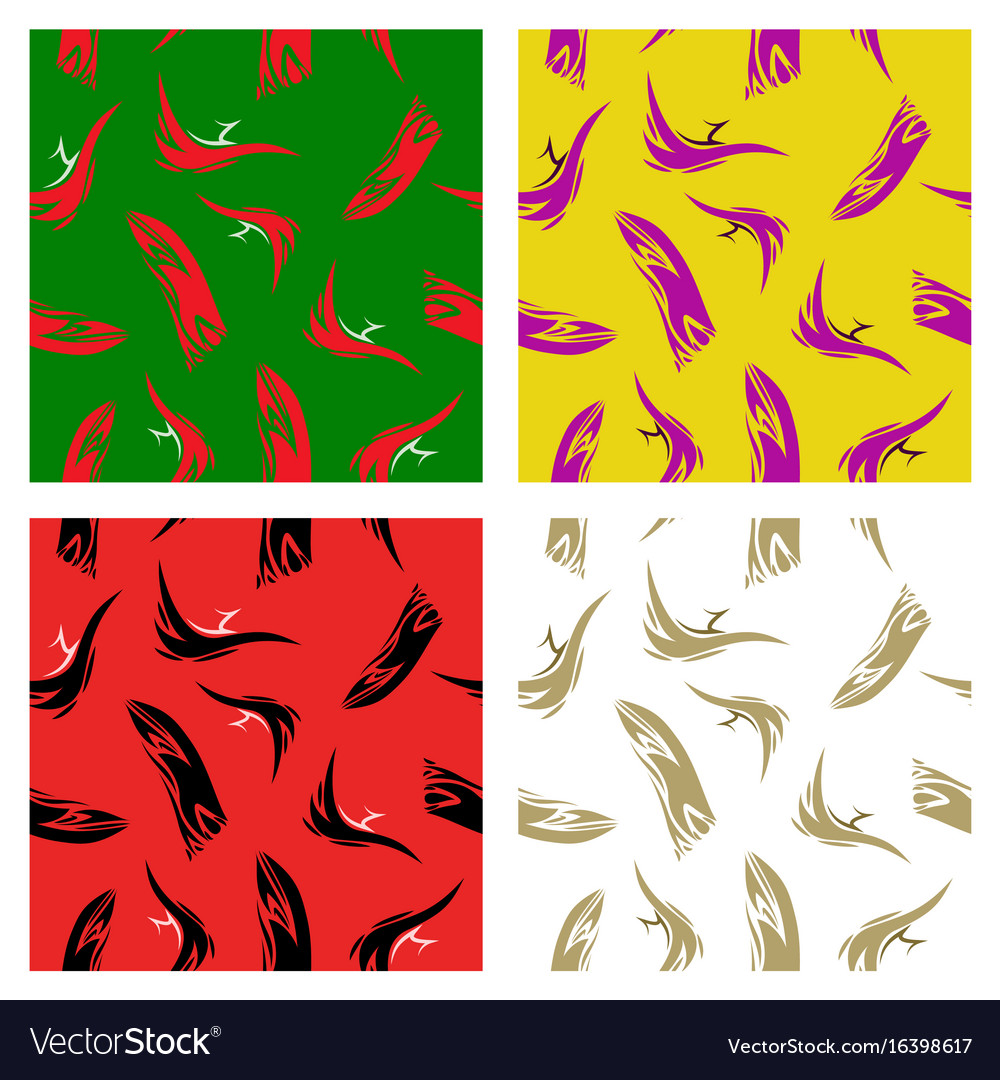 Assembly of patterns in striped style
