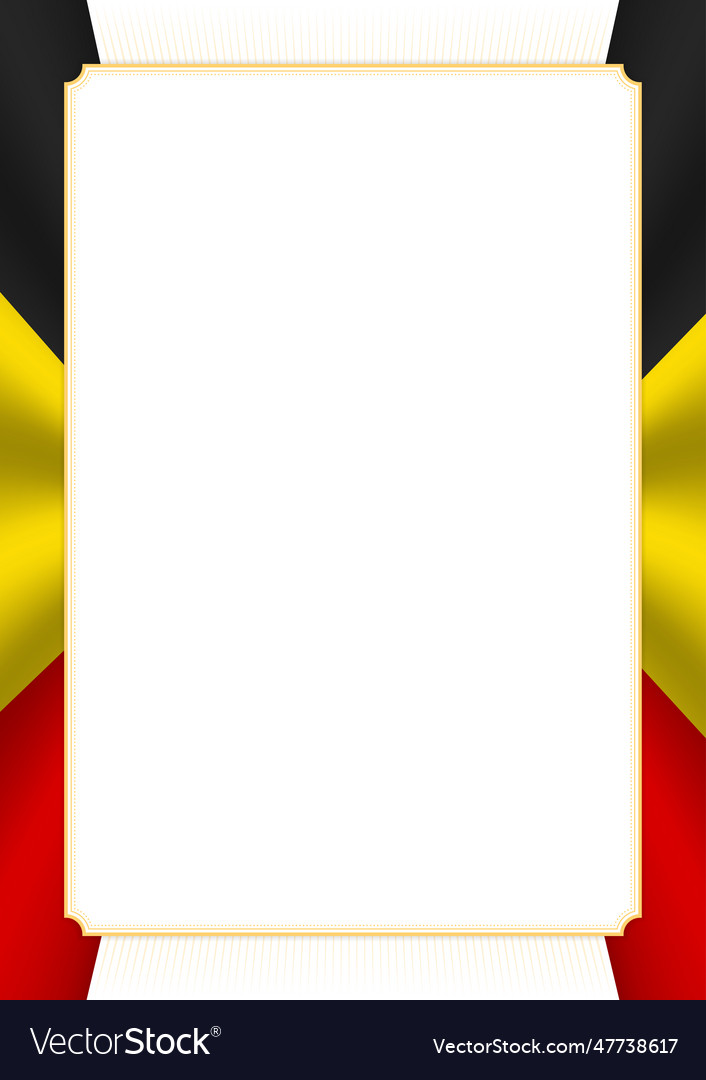 Vertikaler Rahmen und Grenze zu uganda flag