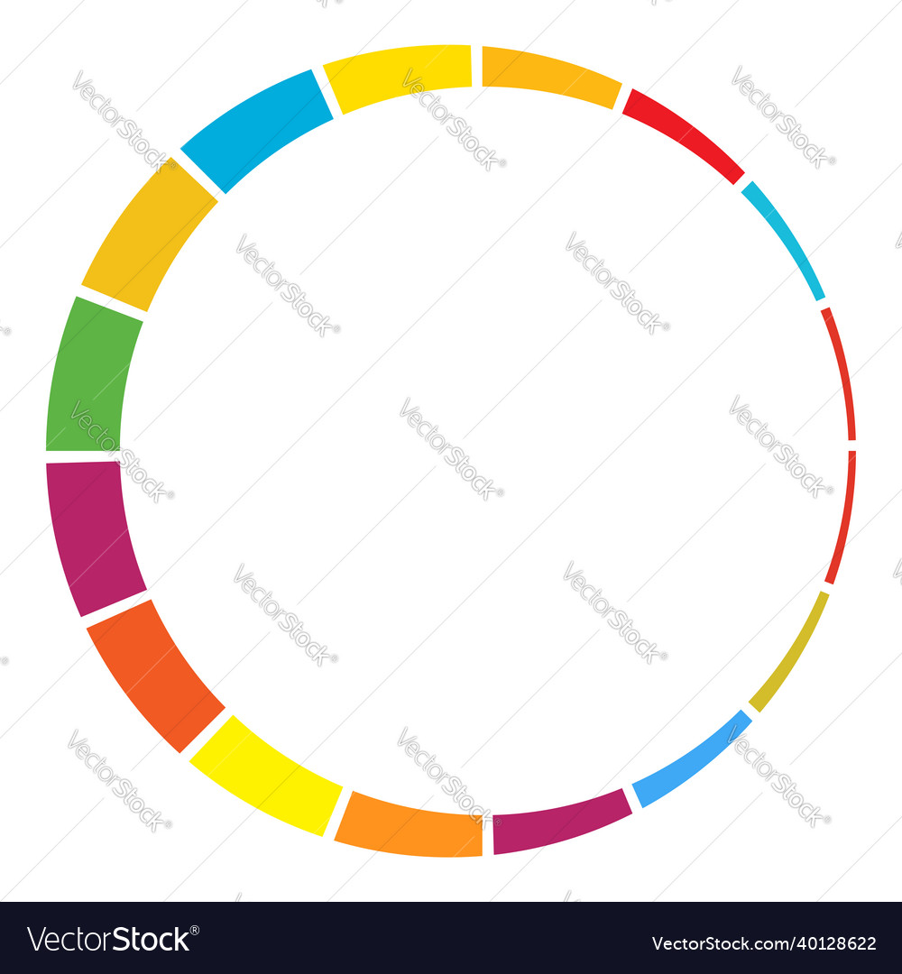 15 Teilschnitt segmentiert Kreis abstrakt gestrichelt vector image 15 Teilschnitt segmentiert Kreis abstrakt gestrichelt
