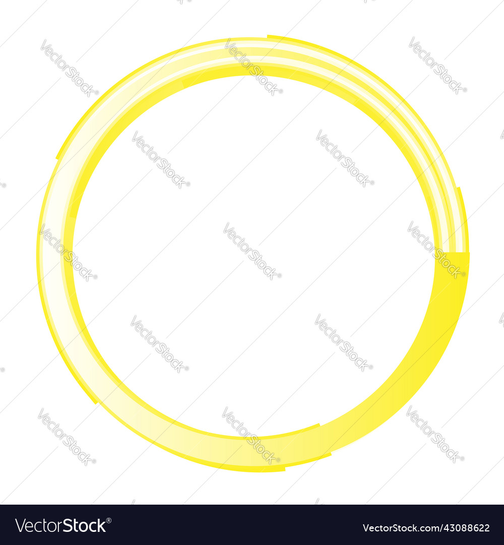 Abstract circle circular design element icon Vector Image Abstract circle circular design element icon