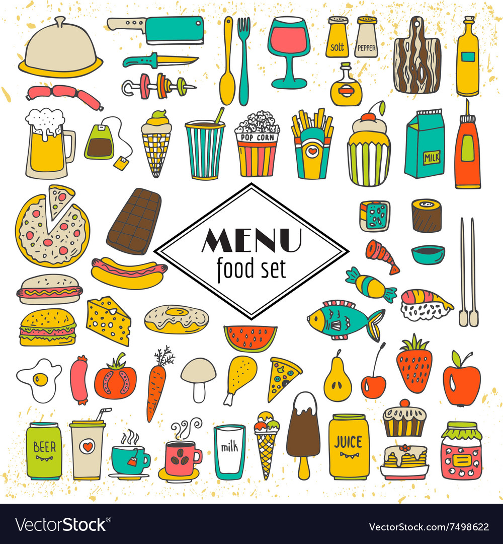 Update 81+ food sketch vector best - seven.edu.vn