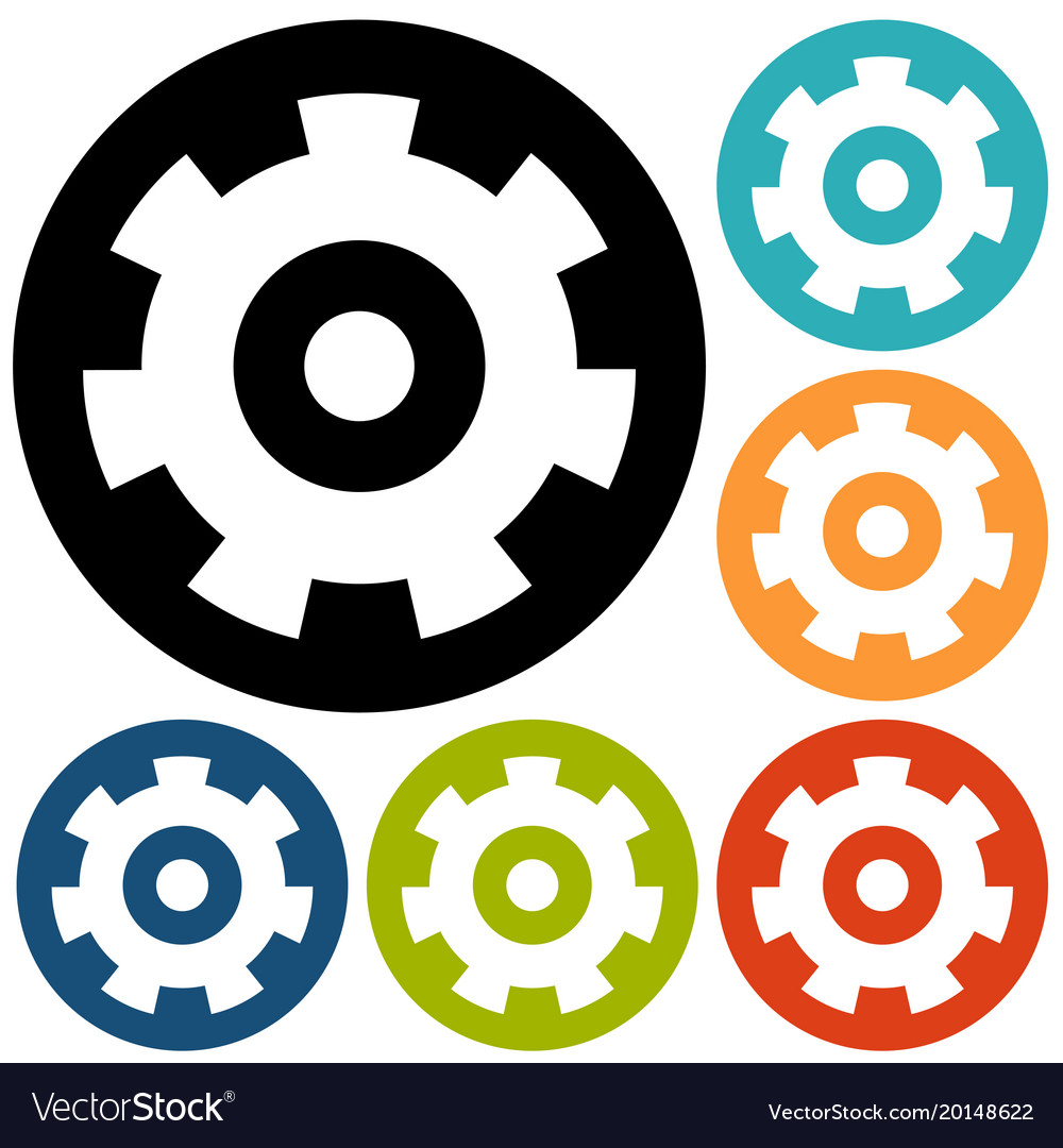 Gears isolated object technical mechanical