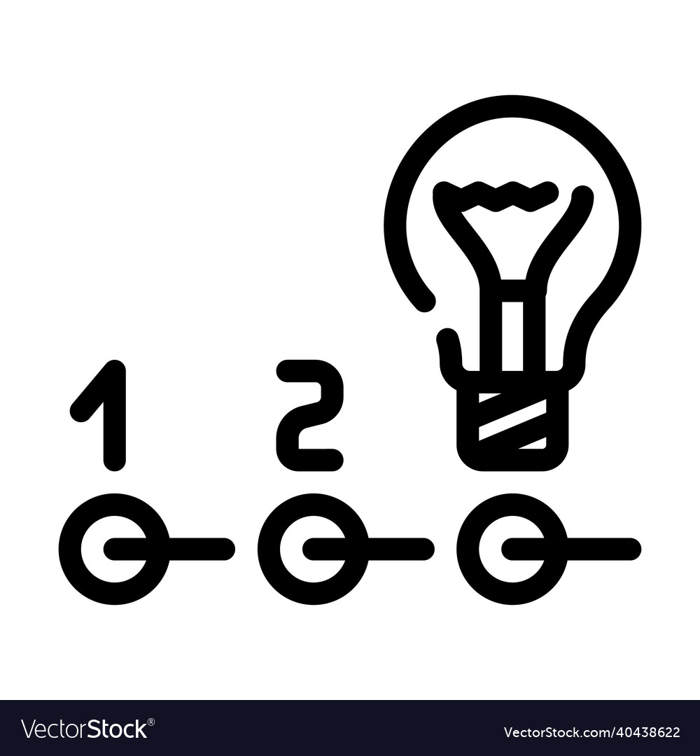 Innovation data science line icon vector image Innovation data science line icon